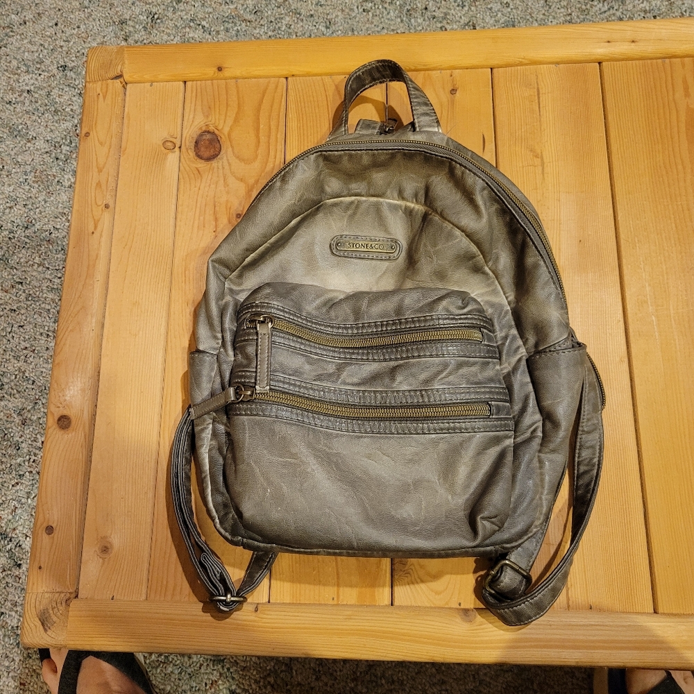 Style & Co Gray Backpack Versatile Everyday Bag - image 2